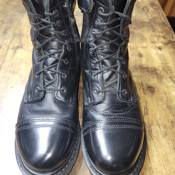 Rocky Black Side Zipper 7-Inch Jump Boot 2091 10M - Picture 1 of 6